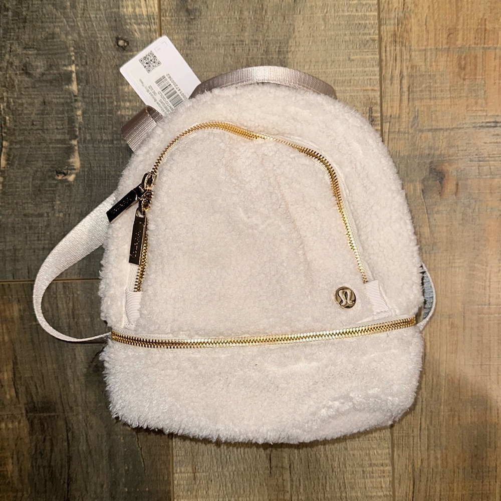 NWT mini Sherpa backpack